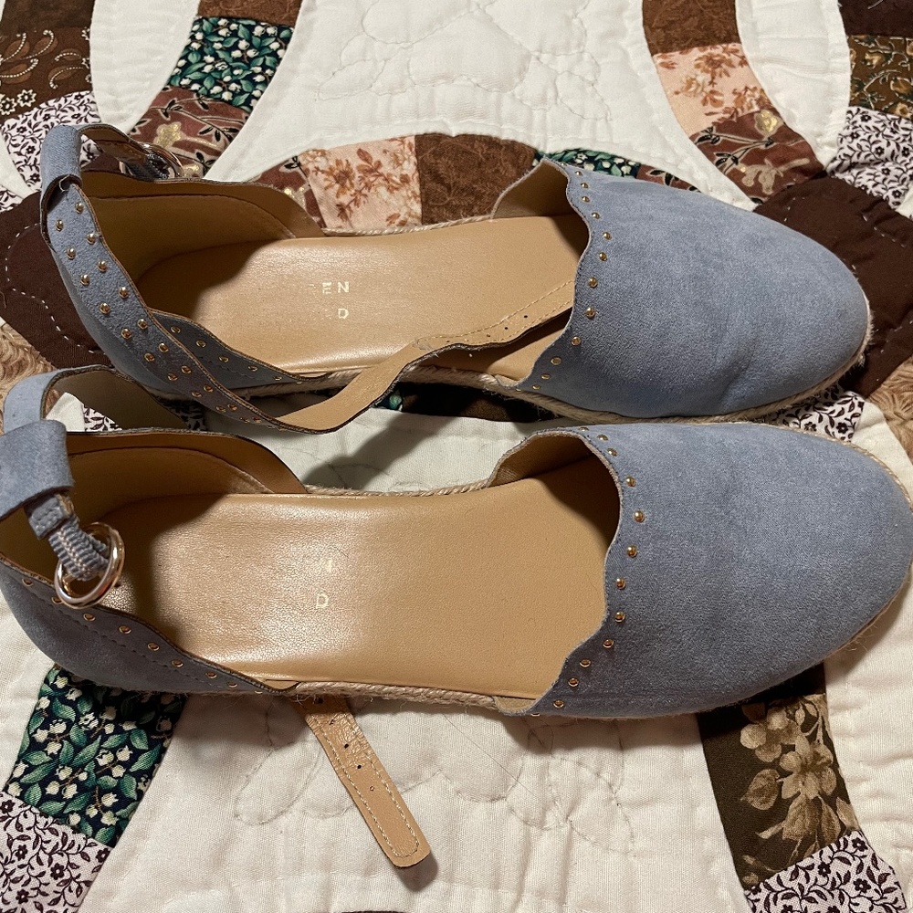 Blue suede shoes